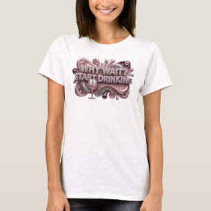 Camiseta Personalizada Catchy Vermelha POR QUE ESP
