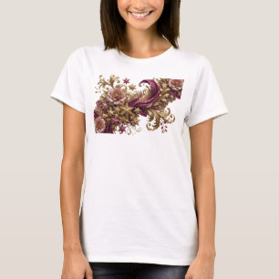 Camiseta Personalizada Chic Laranja ARTE ABSTRATA