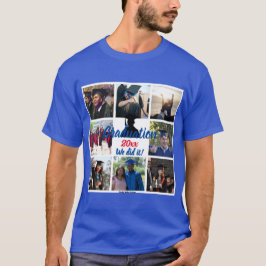 Camiseta Personalizada Colagem de Fotos de Graduaç