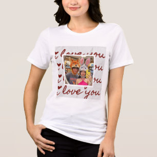 Camiseta personalizada colagem de fotos estética c