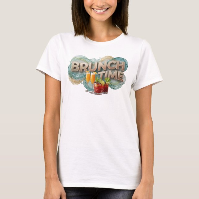 Camiseta Personalizada COLORIDA CRISP HORA DO BRUN (Frente)