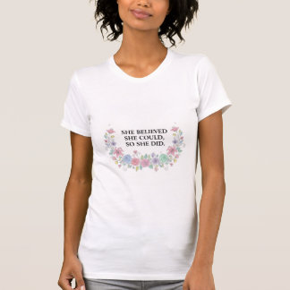 Camiseta Personalizada com Citação Motivacional