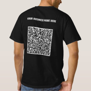Camiseta Personalizada com Código QR e Nome da Sua