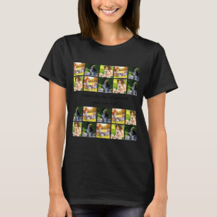 Camiseta Personalizada com Colagem de Fotos e Text