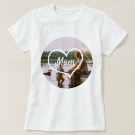 Camiseta Personalizada com Foto da Família Heart S