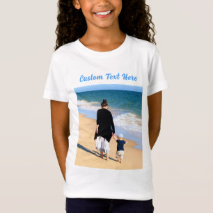 Camiseta Personalizada com Foto da Mãe e do Bebê e