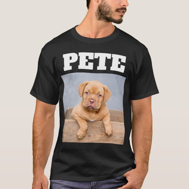 CAMISETA PERSONALIZADA COM FOTO DE CÃO (Frente)