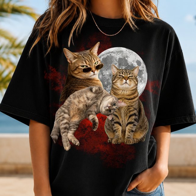 Camiseta Personalizada com Foto de Gato Bootleg de (Criador carregado)