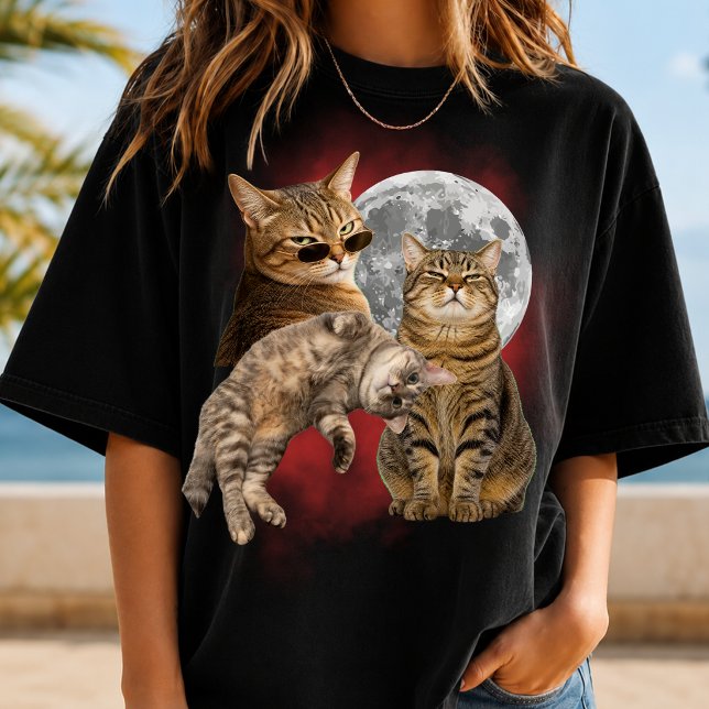 Camiseta Personalizada com Foto de Gato Bootleg de (Criador carregado)