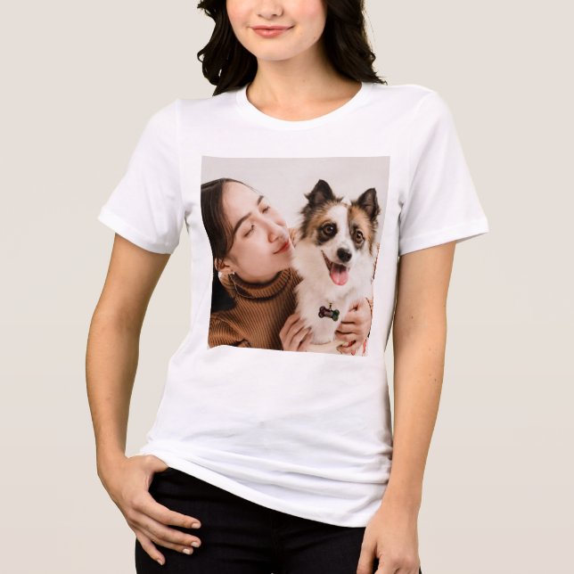 Camiseta Personalizada com Foto do Cachorro |  (Frente)