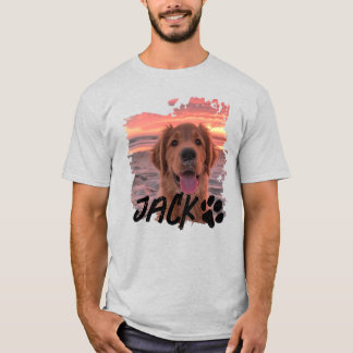Camiseta Personalizada com Foto do Cachorro – Nome