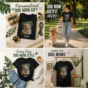 Camiseta Personalizada com Foto e Nome de Pet