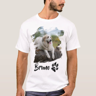 Camiseta Personalizada com Foto e Nome do Animal d