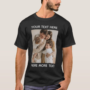 Camiseta Personalizada com Foto e Texto – Camisa P