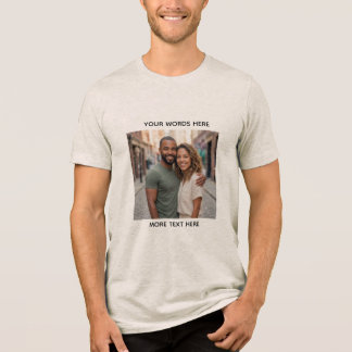 Camiseta Personalizada com Foto e Texto | Enviar