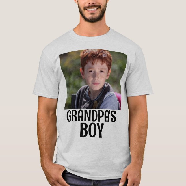 CAMISETA PERSONALIZADA COM FOTO PARA AVÔ OU AVÓ (Frente)