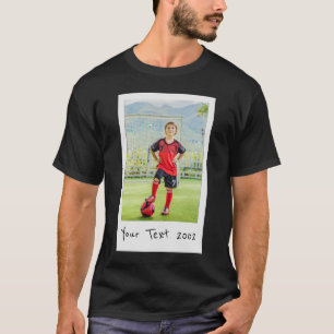 Camiseta Personalizada com Foto Vintage e Ano