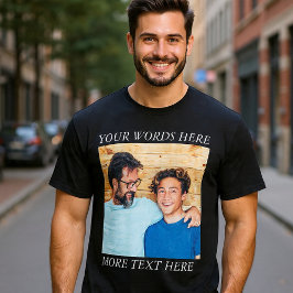 Camiseta Personalizada com Imagem e Texto, Crie a
