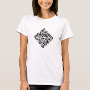 Camiseta Personalizada com Informações de Scan de