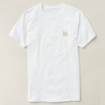 Camiseta Personalizada com inicial