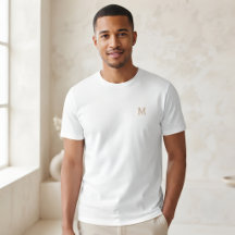 Camiseta Personalizada com inicial