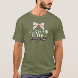 Camiseta Personalizada com Laço Rosa e Cabelo Pret