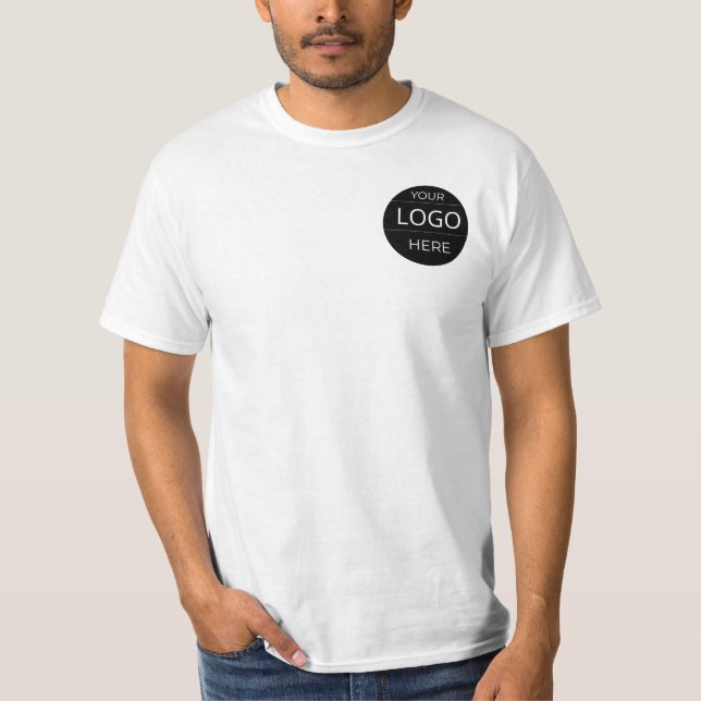 Camiseta personalizada com logotipo da empresa Óti (Frente)