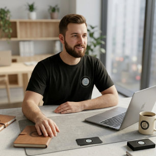 Camiseta Personalizada com Logotipo Marca Comercia