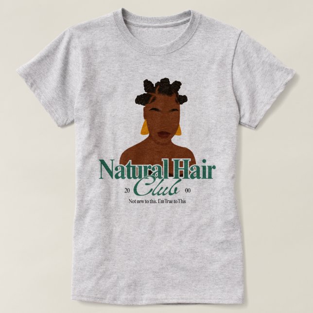 Camiseta Personalizada com Nó Bantu Preto e Bonito (Frente do Design)