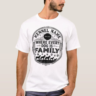 Camiseta Personalizada com Nome da Kennel para Cãe