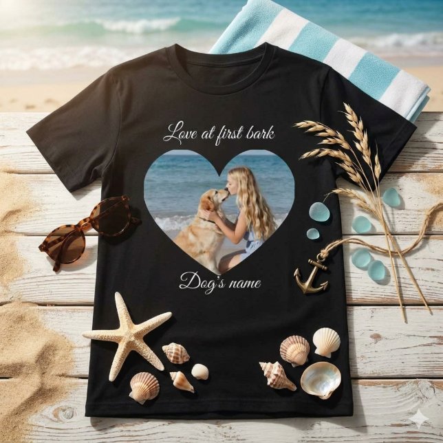 Camiseta Personalizada com Nome do Cão "Amor à Pri (Criador carregado)