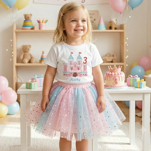 Camiseta Personalizada com Nome e Idade do Toddler