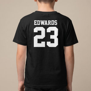 Camiseta Personalizada com Nome e Número Esportivo