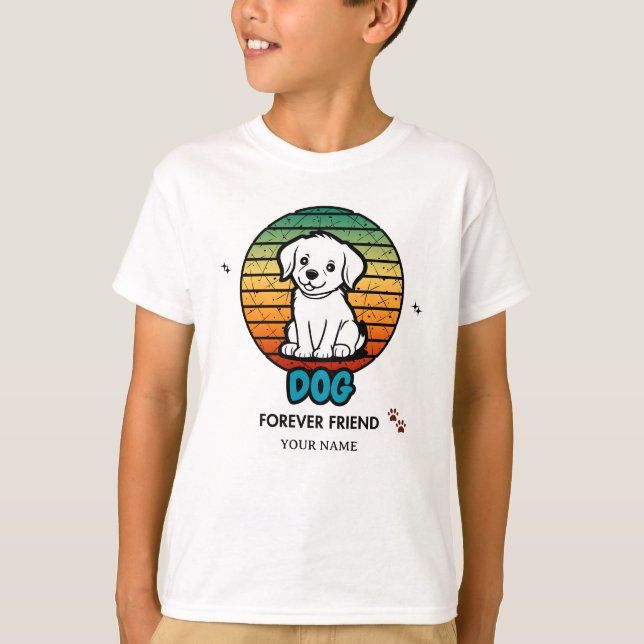 Camiseta Personalizada com Nome e Texto Editáveis  (Frente)