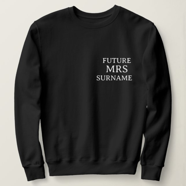 Camiseta Personalizada com Nome Futuro Sra (Frente do Design)