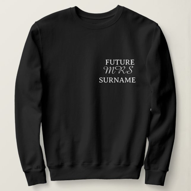 Camiseta Personalizada com Nome Futuro Sra (Frente do Design)