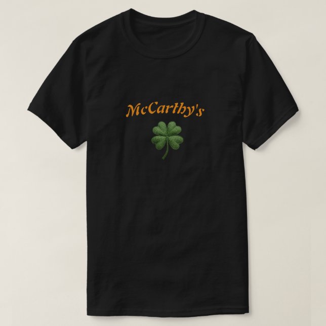 Camiseta Personalizada com Nome Irlandês para o Di (Frente do Design)