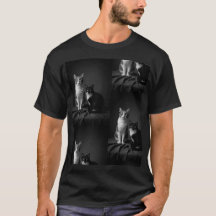 Camiseta Personalizada com Retrato de Pet em 4K