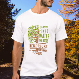Camiseta personalizada com tema de Árvore Genealóg