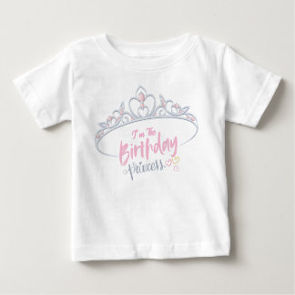 Camiseta personalizada da princesa de aniversário 