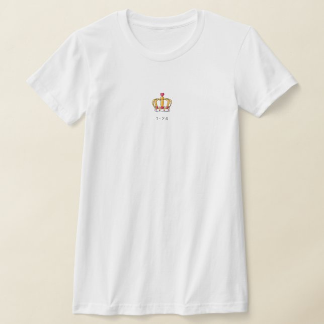 Camiseta personalizada da Rainha KiniArt (Postura )