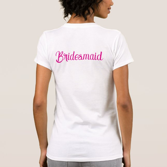Camiseta Personalizada da Tribo das Damas de Honor (Verso)