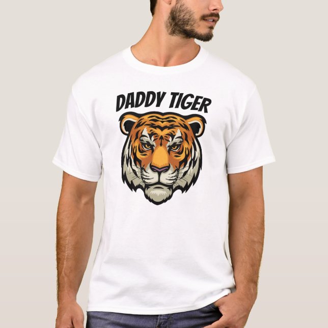 Camiseta Personalizada Daddy Tiger (Frente)