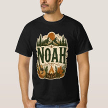 Camiseta Personalizada de Acampamento de Noé
