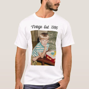 Camiseta Personalizada de Aniversário com Foto Ant
