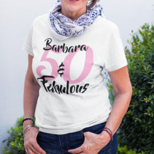 Camiseta Personalizada de Aniversário de 50 anos e