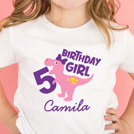 Camiseta Personalizada de Aniversário de 5 anos da