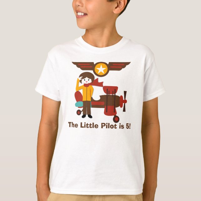 Camiseta Personalizada de Aniversário do Piloto Br (Frente)