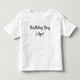 Camiseta Personalizada de Aniversário para Menino
