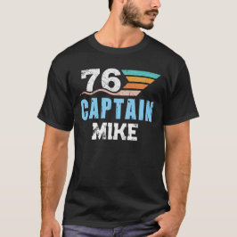 Camiseta Personalizada de Aniversário Retro Capitã